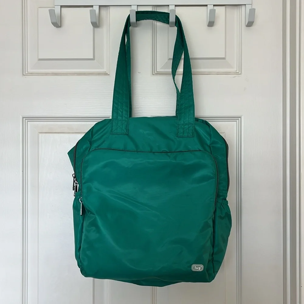 NWOT Lug Ranger XL Packable Tote Bag — Emerald Green - Picture 7 of 9